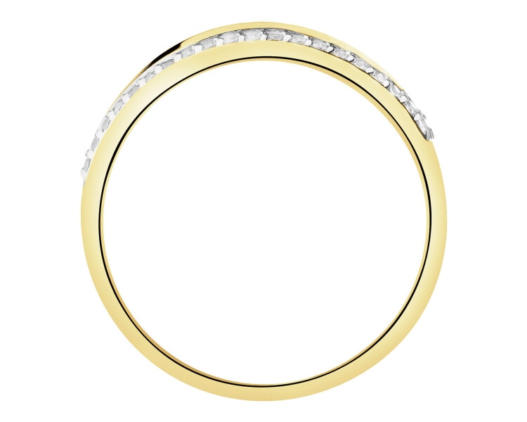 Yellow gold ring