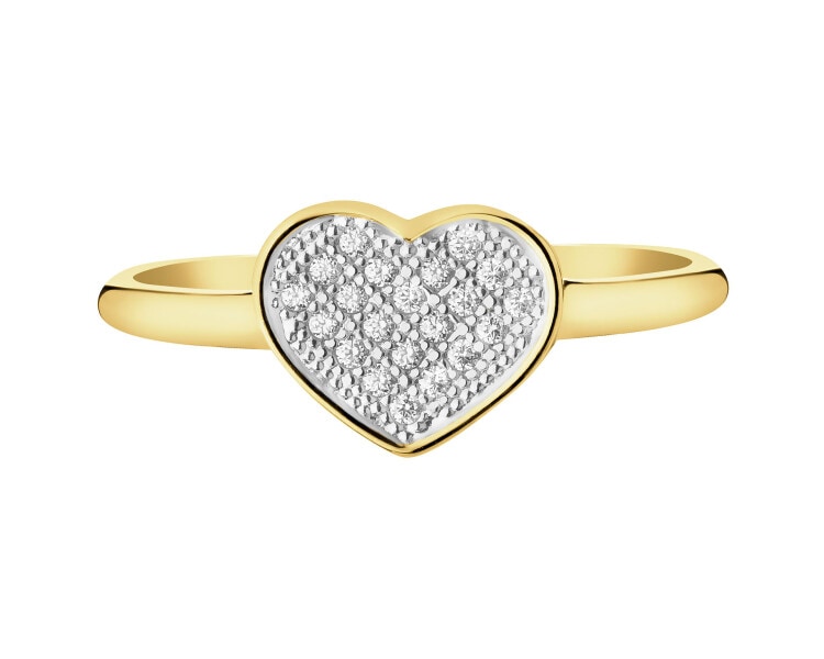 Yellow gold ring