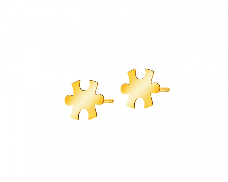 Złote kolczyki - puzzle