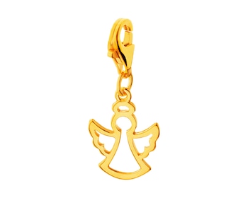 Yellow gold pendant - charms