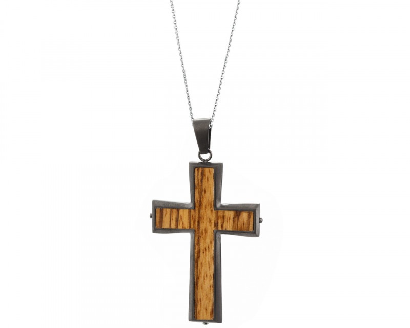 Stainless steel pendant - cross