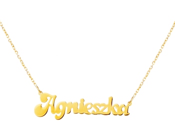 Yellow Gold Necklace - Agnieszka