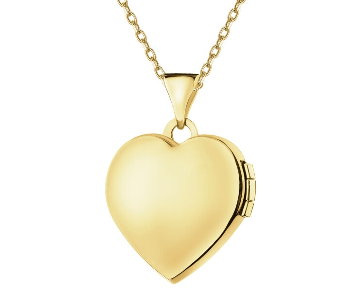 Yellow gold locket