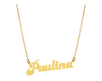 Złoty naszyjnik - Paulina
