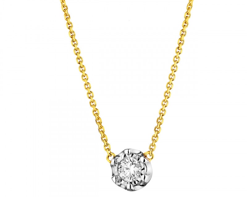 Lot - A 14CT GOLD CITRINE NECKLACE