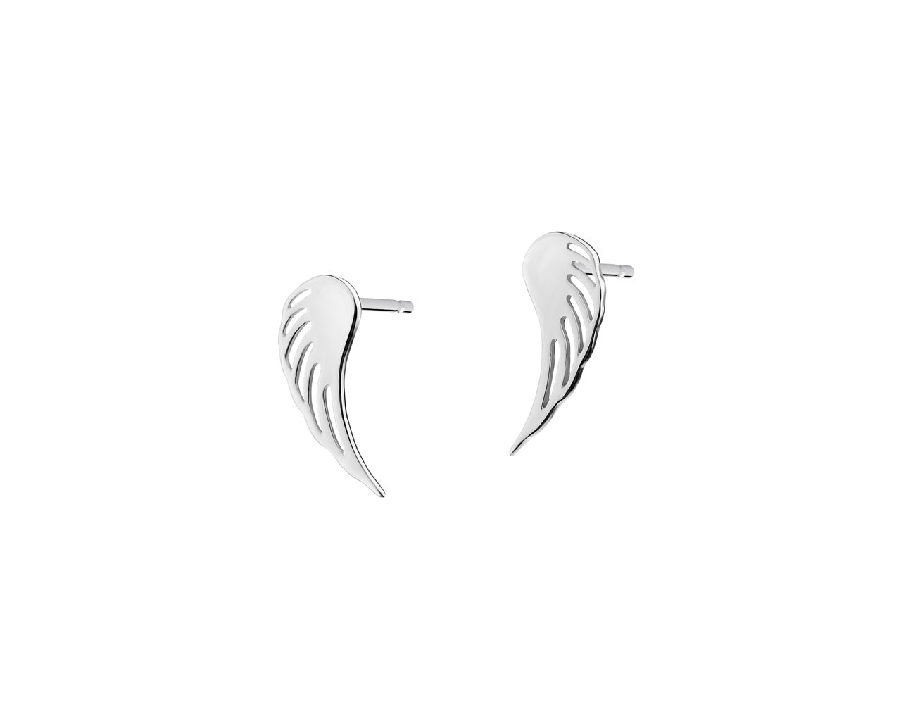 Kolczyki srebrne - skrzydła