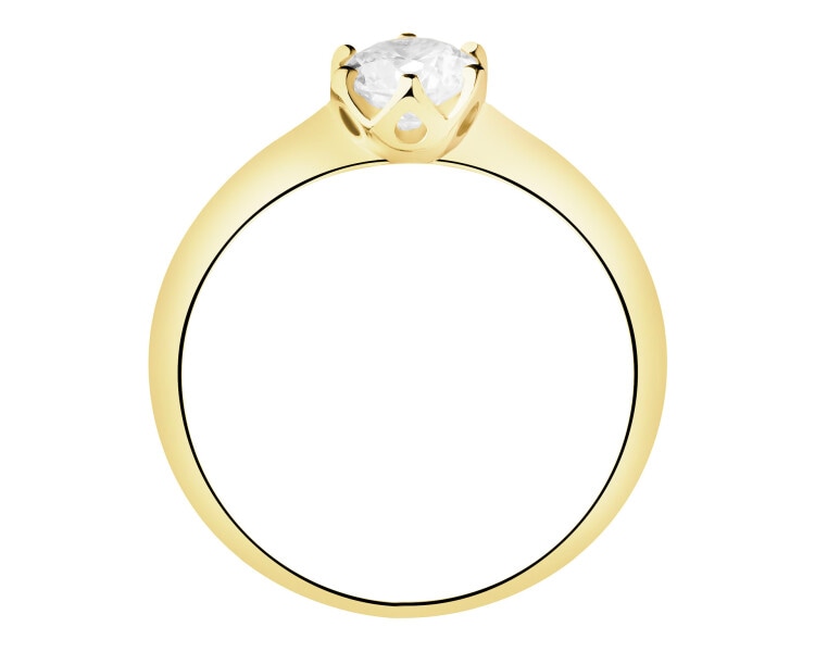 Yellow gold ring