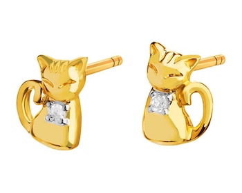 Kolczyki z żółtego złota z diamentami – koty></noscript>
                    </a>
                </div>
                <div class=