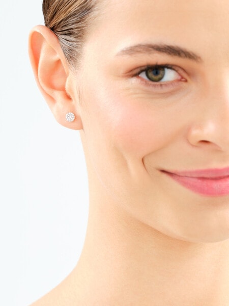 Náušnice ze žlůtého zlata s diamanty - 0,16 ct - ryzost 585