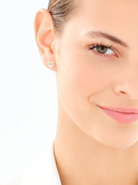 Zlaté náušnice, přívěsek, řetízek - souprava