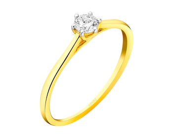 14ct Yellow Gold Ring with Diamond 0,20 ct - fineness 14 K></noscript>
                    </a>
                </div>
                <div class=