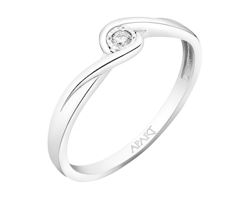 9ct White Gold Ring with Diamond></noscript>
                    </a>
                </div>
                <div class=