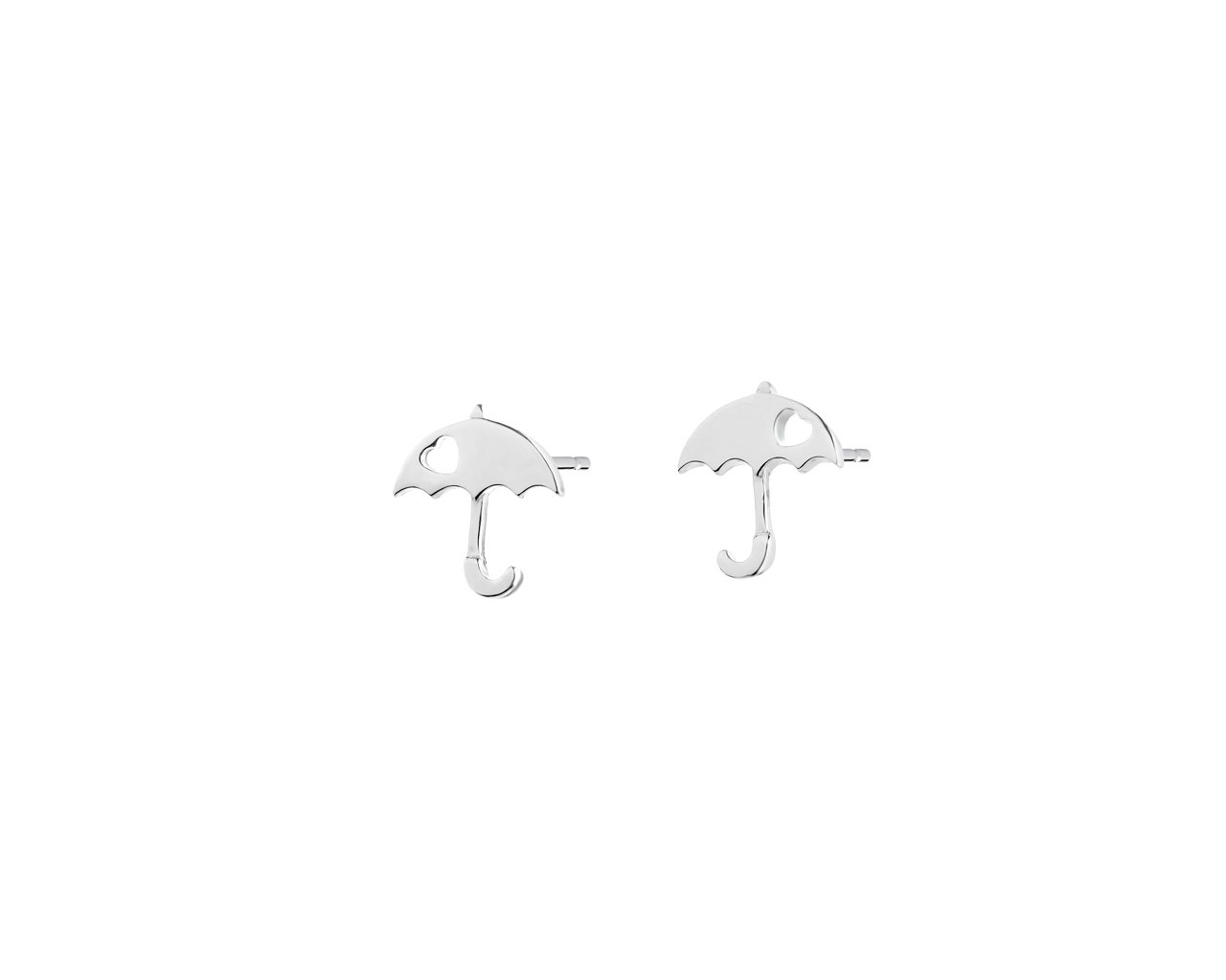 Kolczyki srebrne - parasole