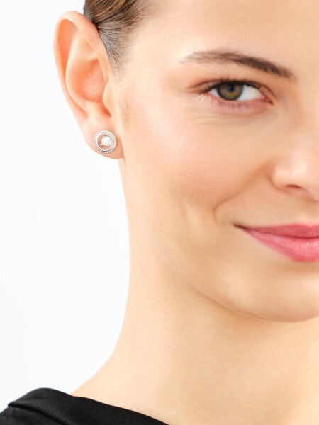 Náušnice z bílého zlata s diamanty - 0,50 ct - ryzost 585