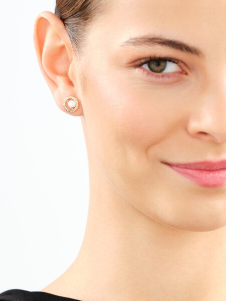 14ct Yellow Gold Earrings with Diamonds - 0,50 ct - fineness 14 K