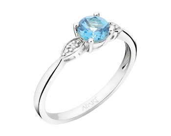 9ct White Gold Ring with Diamonds 0,01 ct - fineness 9 K></noscript>
                    </a>
                </div>
                <div class=