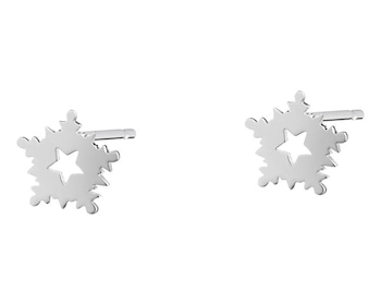 Sterling Silver Earrings - Snowflakes, Stars