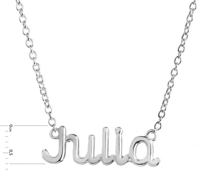 Naszyjnik srebrny - Julia