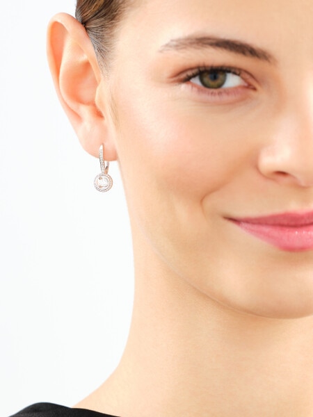 Náušnice z bílého zlata s diamanty - 0,33 ct - ryzost 585