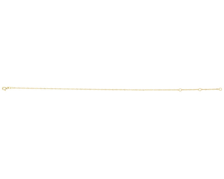 Gold anklet