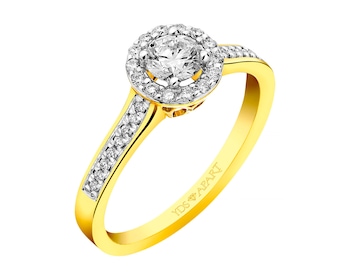 18ct Yellow Gold Ring with Diamonds 0,47 ct - fineness 18 K></noscript>
                    </a>
                </div>
                <div class=