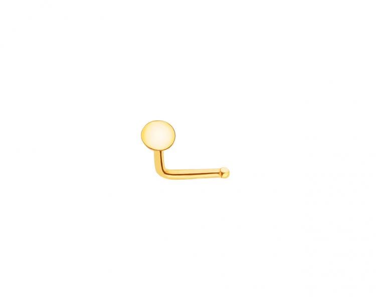 9ct Yellow Gold Nose Piercing