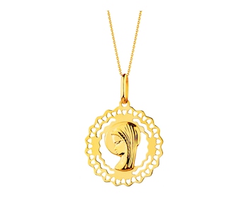 Yellow Gold Miraculous Medal