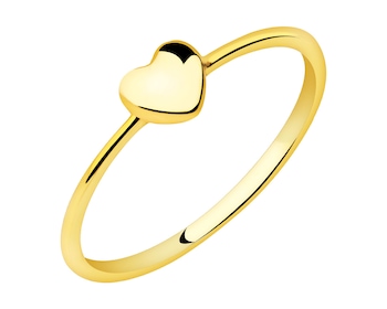 Zlatý prsten  se srdcem