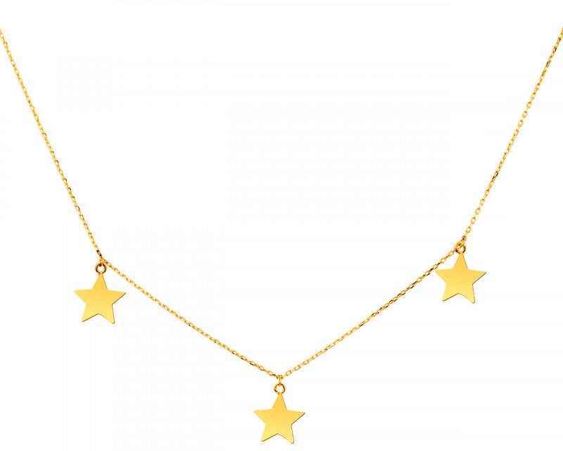 Złoty naszyjnik - gwiazdy
