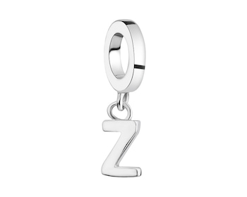 Zawieszka srebrna na bransoletę beads - litera Z