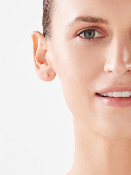 Złote kolczyki  - kulki