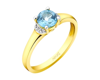 9ct Yellow Gold Ring with Diamonds 0,008 ct - fineness 9 K></noscript>
                    </a>
                </div>
                <div class=