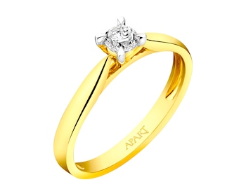 14ct Yellow Gold Ring with Diamond 0,15 ct - fineness 14 K></noscript>
                    </a>
                </div>
                <div class=