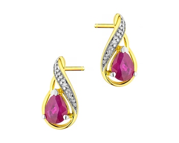9ct Yellow Gold Earrings with Diamonds 0,008 ct - fineness 9 K></noscript>
                    </a>
                </div>
                <div class=