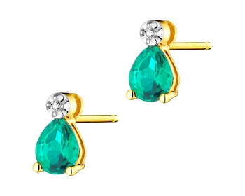 9ct Yellow Gold Earrings with Diamonds 0,01 ct - fineness 9 K></noscript>
                    </a>
                </div>
                <div class=