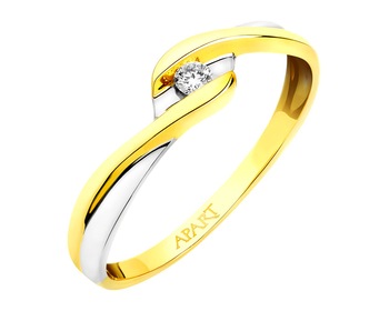 Yellow gold ring with brilliant></noscript>
                    </a>
                </div>
                <div class=