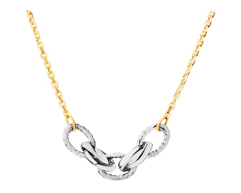 9ct Yellow Gold, White Gold Necklace