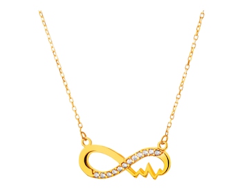 8ct Yellow Gold Necklace with Cubic Zirconia></noscript>
                    </a>
                </div>
                <div class=