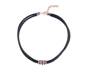 Stainless Steel, Leather Mineral Powder Coating Necklace></noscript>
                    </a>
                </div>
                <div class=