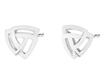 Rhodium Plated Silver Earrings ></noscript>
                    </a>
                </div>
                <div class=