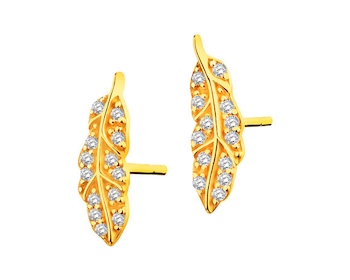 8ct Yellow Gold Earrings with Cubic Zirconia></noscript>
                    </a>
                </div>
                <div class=