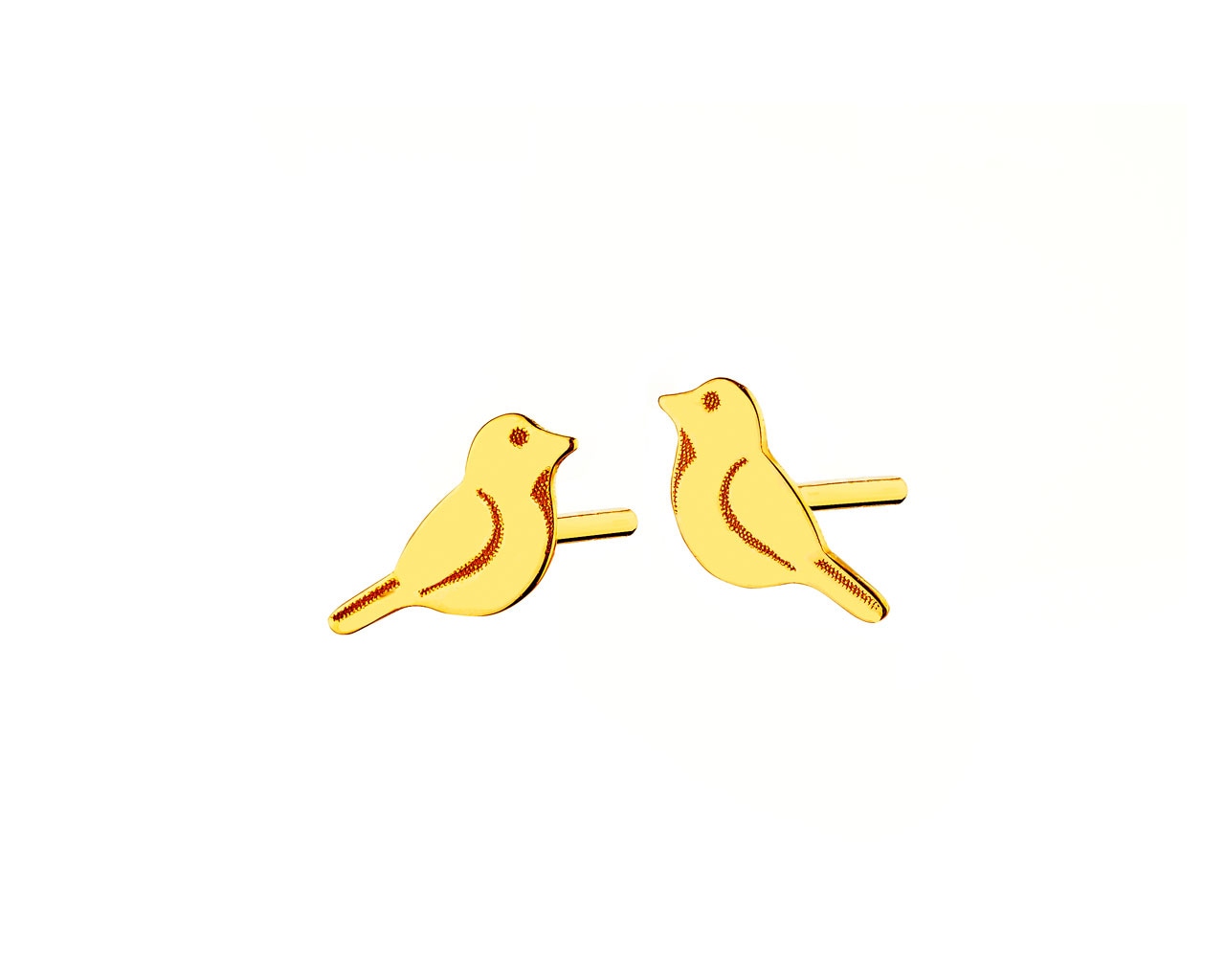 Zlaté náušnice - ptáci