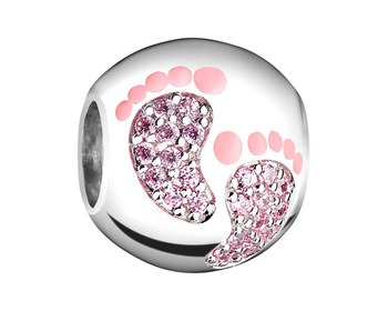 Colgante beads de plata esmaltada con zirconias - Newborn, niña, pies></noscript>
                    </a>
                </div>
                <div class=