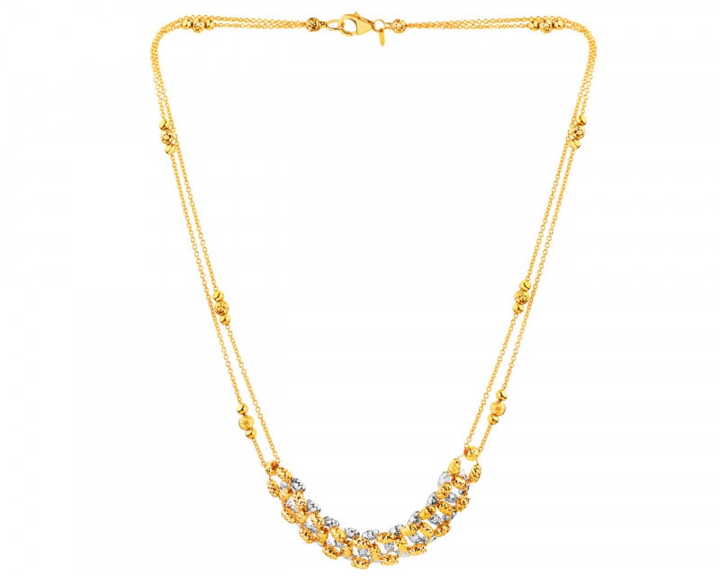 14ct Yellow Gold, White Gold Necklace