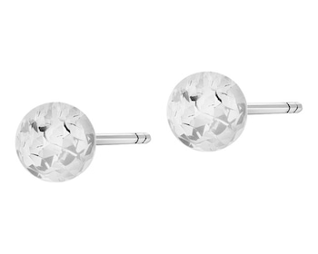 14ct White Gold Earrings