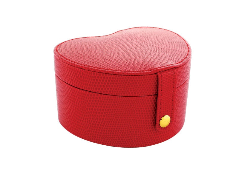 Kufříky na šperky v červené barvě