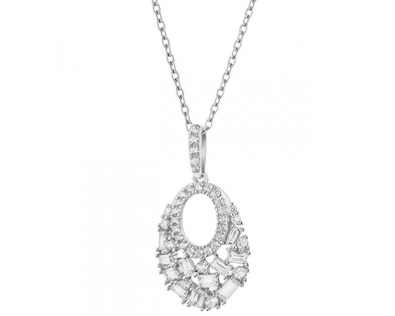 Sterling Silver & Cubic Zirconia Pendant