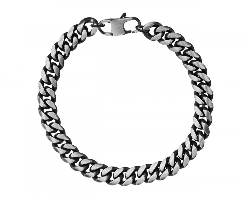 Stainless Steel Silver Hand Chain Bracelet for Men  Stylish Thick  Lose  Heavy Metal Wrist