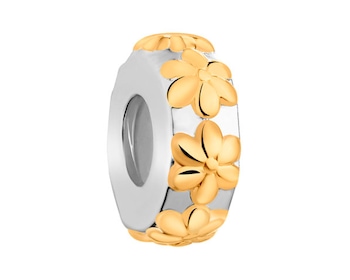 Rhodium-Plated Silver, Gold-Plated Silver Stopper Bead ></noscript>
                    </a>
                </div>
                <div class=