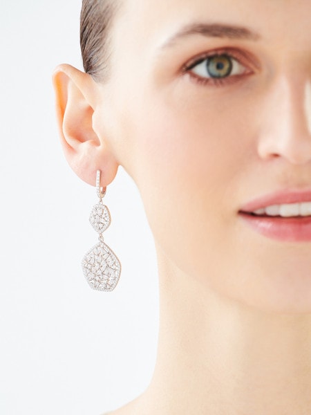 Sterling Silver Earrings with Cubic Zirconia